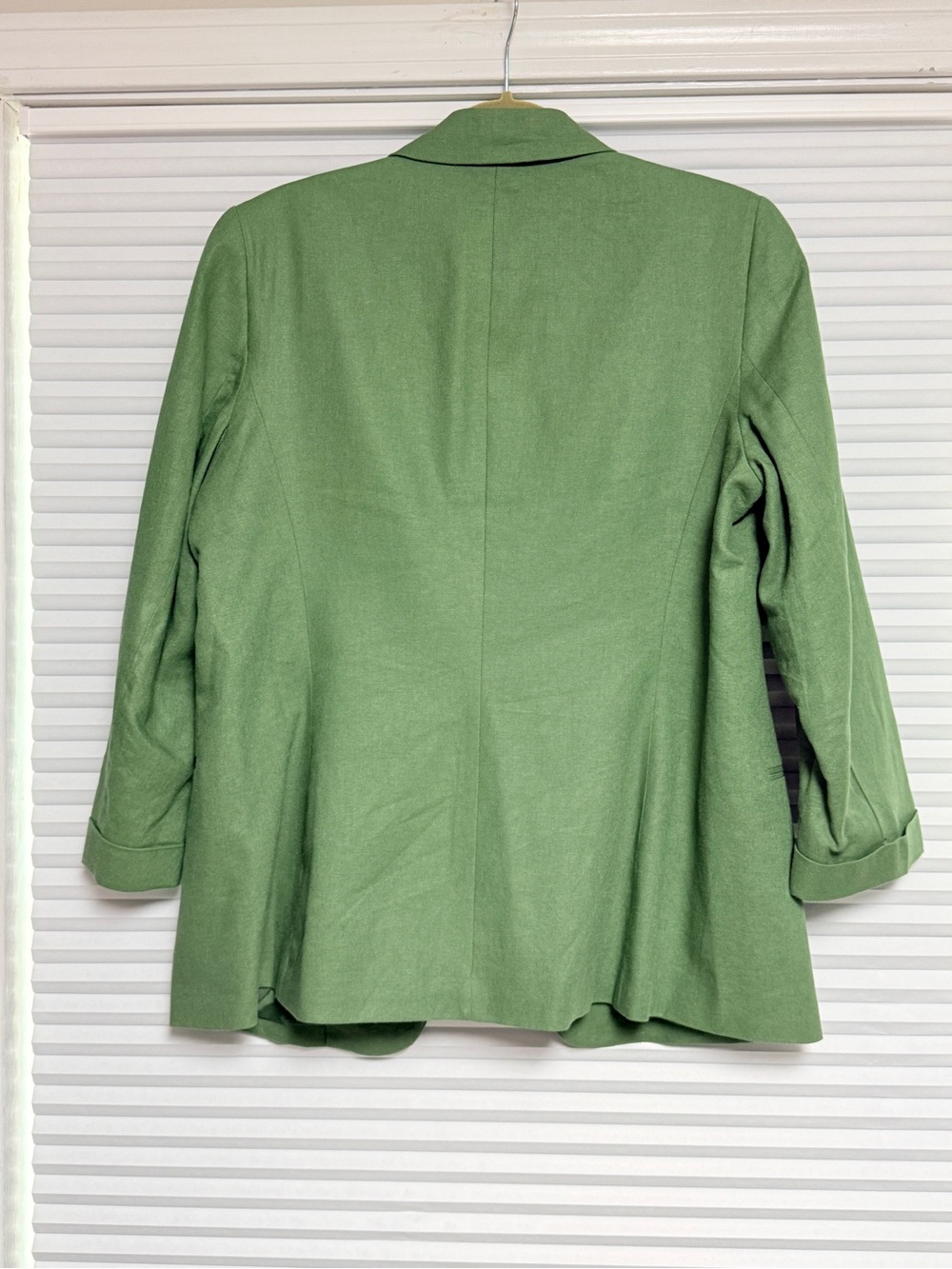 Jones New York Green Open-Front Blazer Jacket - Picture 2 of 7